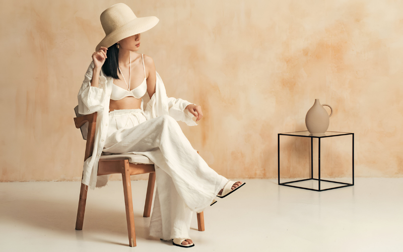White Layers & Sheer Fabrics