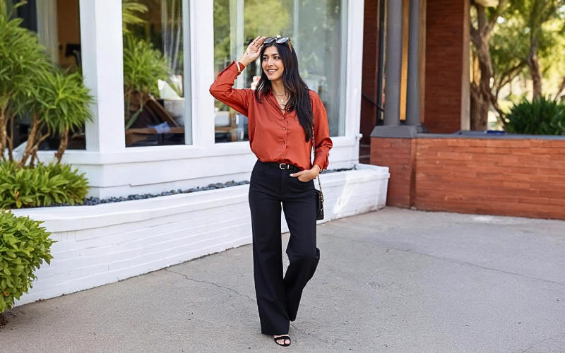 Well-Fitted Black Trousers